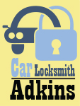 car locksmith adkins logo